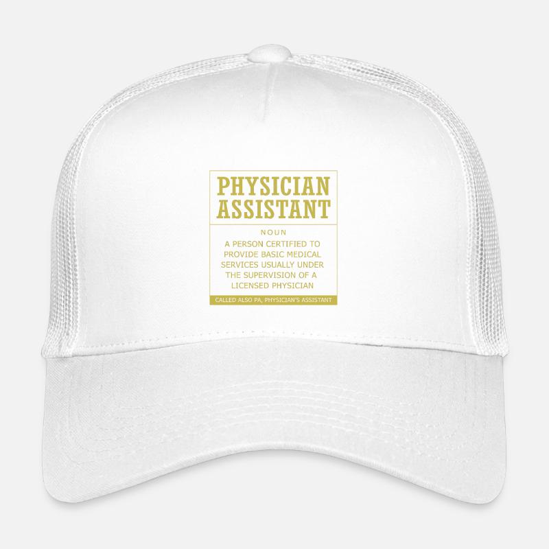 MFA PA Assistant Médical Assistant Infirmier Assistant Médecin Casquette trucker enfant