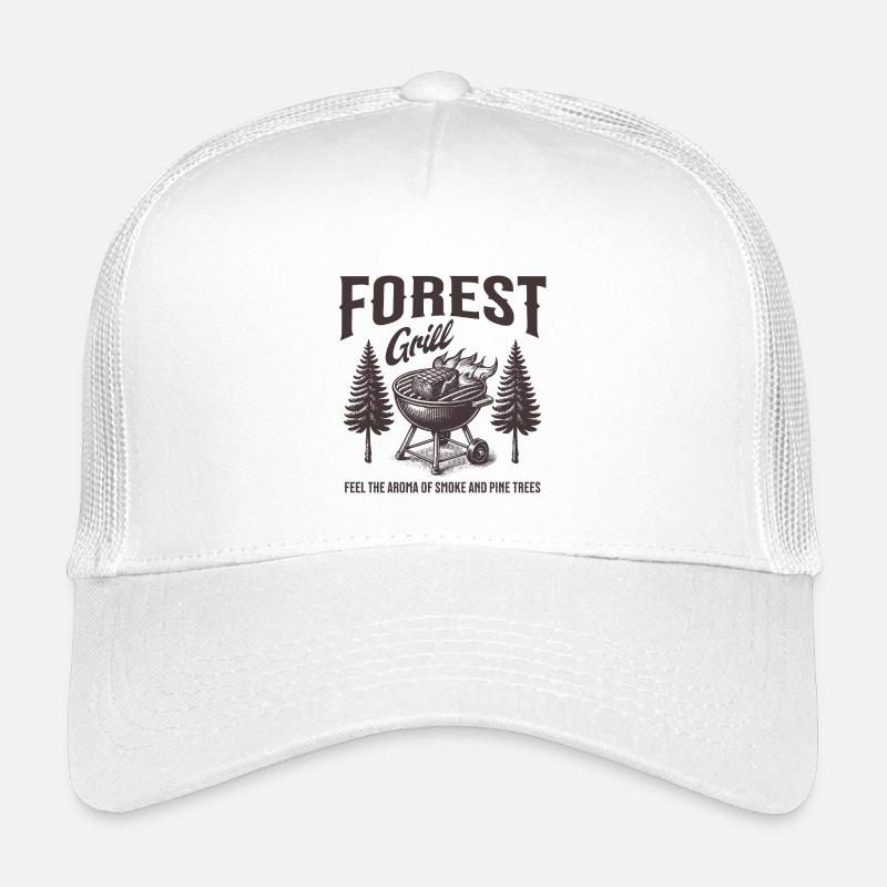 Forest Grill Holzaromen - Kinder Trucker-Cap - Weiß
