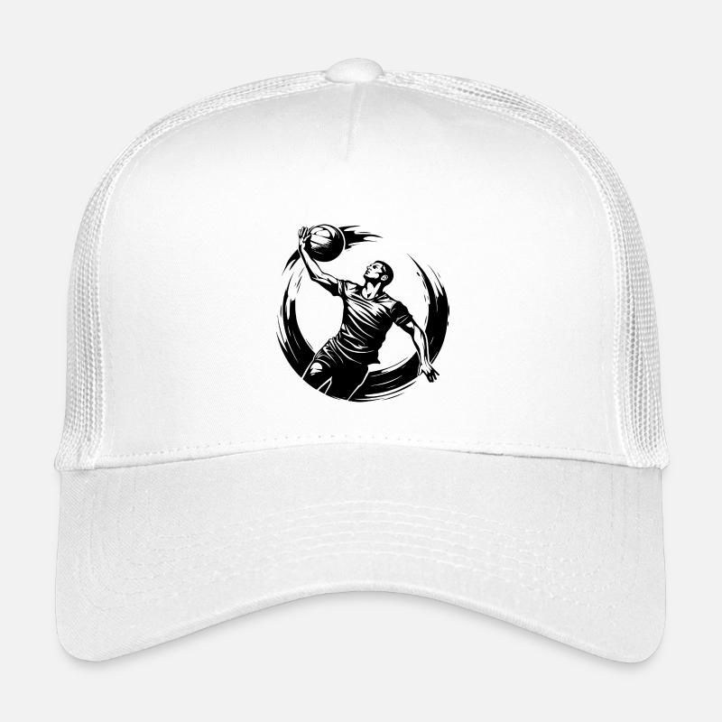 Volleyball Player Silhouette Kids’ Trucker Cap