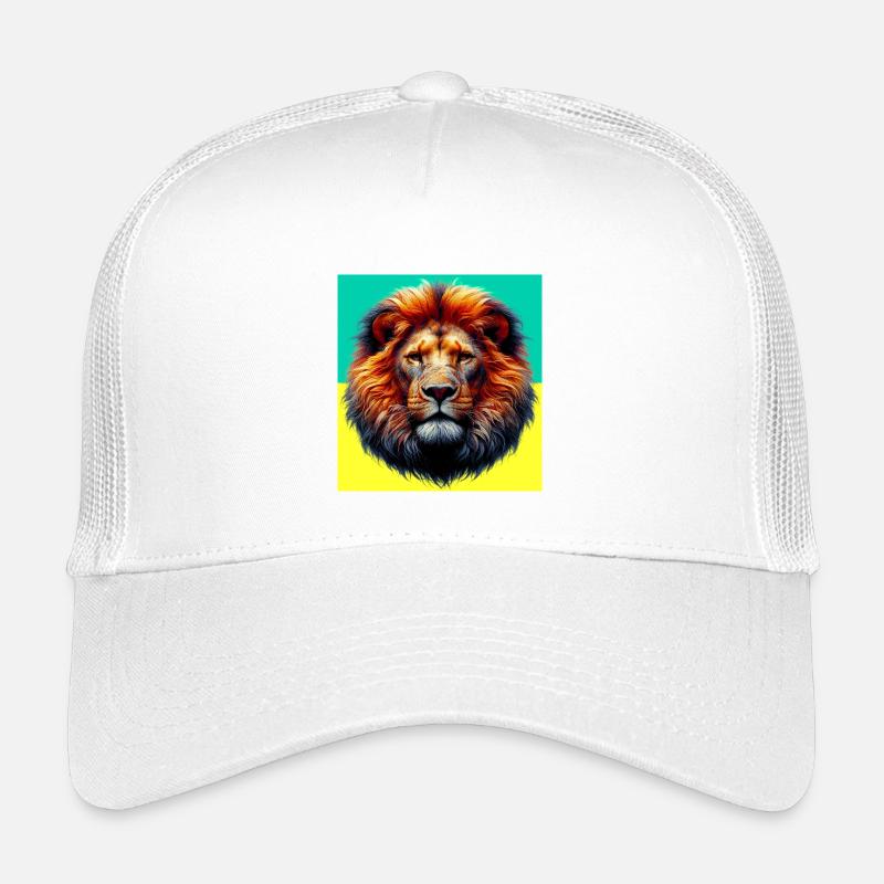 lion - Kids’ Trucker Cap - white