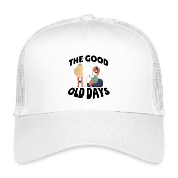 The Good Old Days - Kids’ Trucker Cap - white - Front