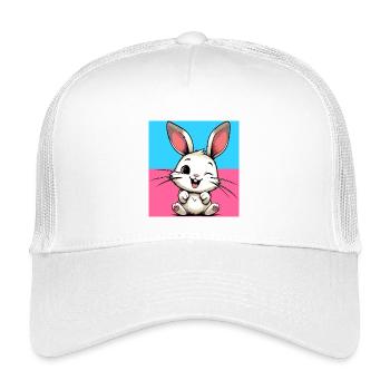 rabbit - Kids’ Trucker Cap - white - Front