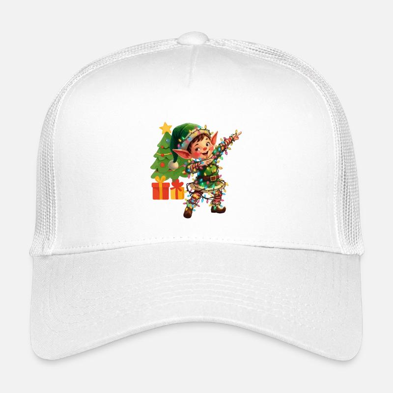 Danse de Noël de fées lutines de fées à l’aide de l’elfe Casquette trucker enfant