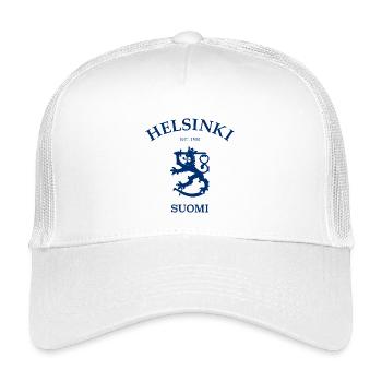 Helsinki Suomi Finland Finnland - Kinder Trucker-Cap - Weiß - Vorne