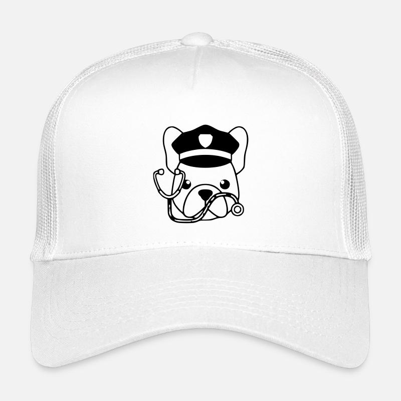 Profil du chef du médecin Frenchie Casquette trucker enfant