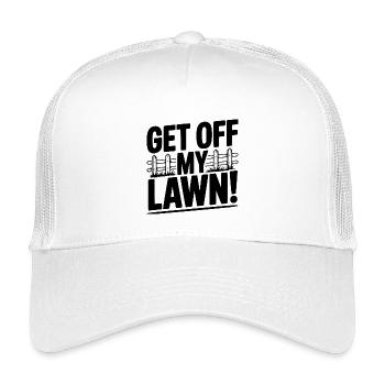 Sors de ma pelouse ! - Casquette trucker enfant - blanc - Devant