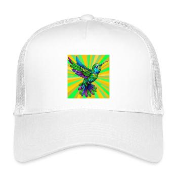 Kolibri - Kinder Trucker-Cap - Weiß - Vorne