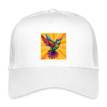 Kolibri - Kinder Trucker-Cap - Weiß - Vorne