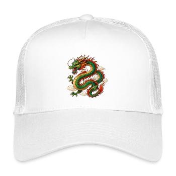 Mythe de la Chine du Dragon - Casquette trucker enfant - blanc - Devant