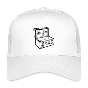 reise - Kinder Trucker-Cap - Weiß - Vorne