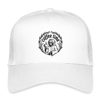 coffee time - Kids’ Trucker Cap - white - Front