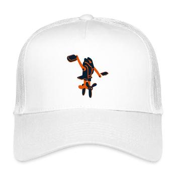 Pedal Drive Kayak Fishing Technique - Kids’ Trucker Cap - white - Front