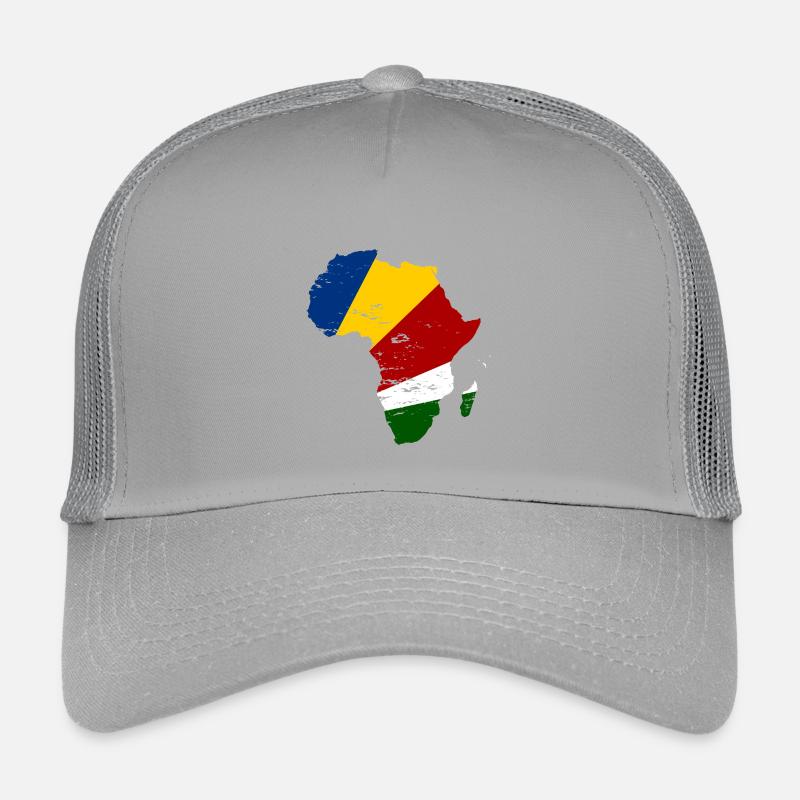 Seychellen_Flagge_Afrika_used Kinder Trucker-Cap