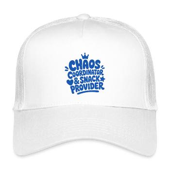 Chaos Coordinator Snack Provider - Kinder Trucker-Cap - Weiß - Vorne