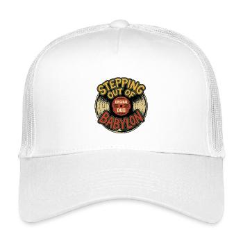 Stepping Roots Dub - Kids’ Trucker Cap - white - Front