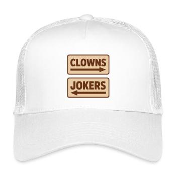  Clowns Jokers Lustiger Spruch Mit Pfeilen Für - Kinder Trucker-Cap - Weiß - Vorne