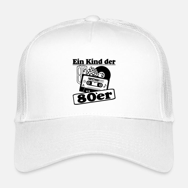 80er Party,Fun Shirt, - Ein Kind der 80er (25) Kinder Trucker-Cap