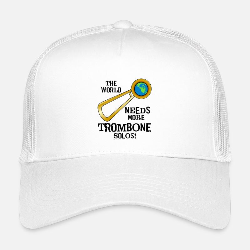 Posaunensoli - Kinder Trucker-Cap - Weiß