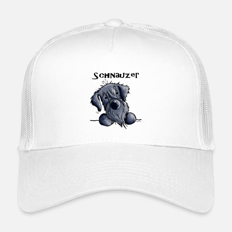 Süßer Schnauzer - Kinder Trucker-Cap - Weiß