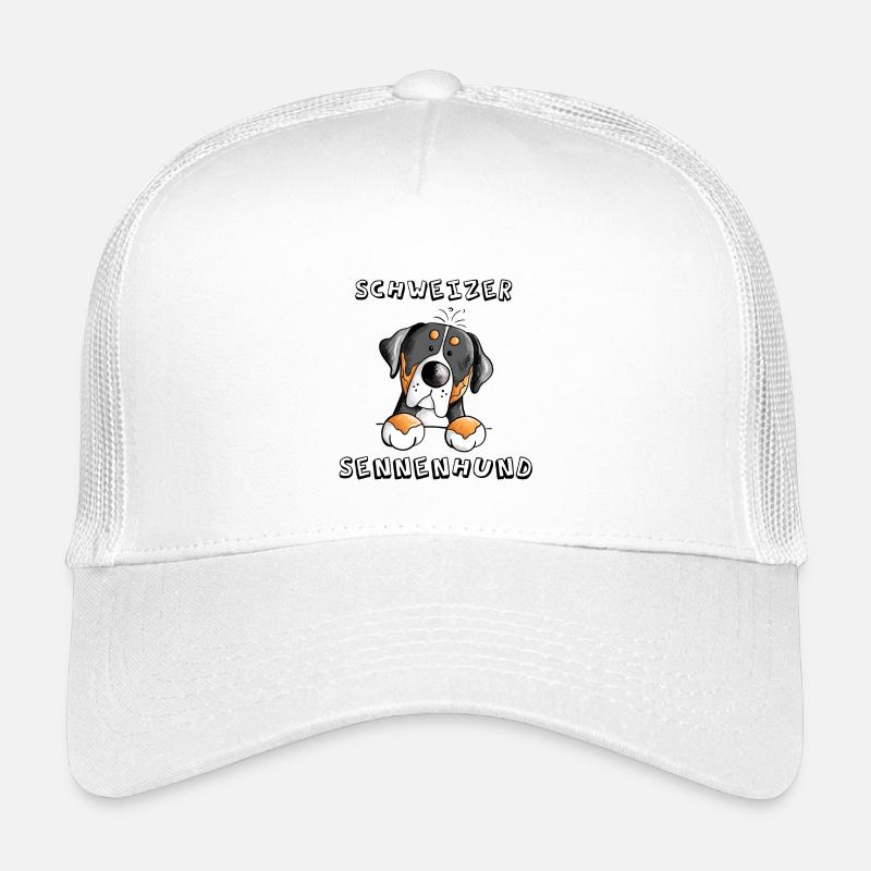 Großer Schweizer Sennenhund - Kinder Trucker-Cap - Weiß