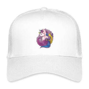 Kitty katacorn - Kids’ Trucker Cap - white - Front