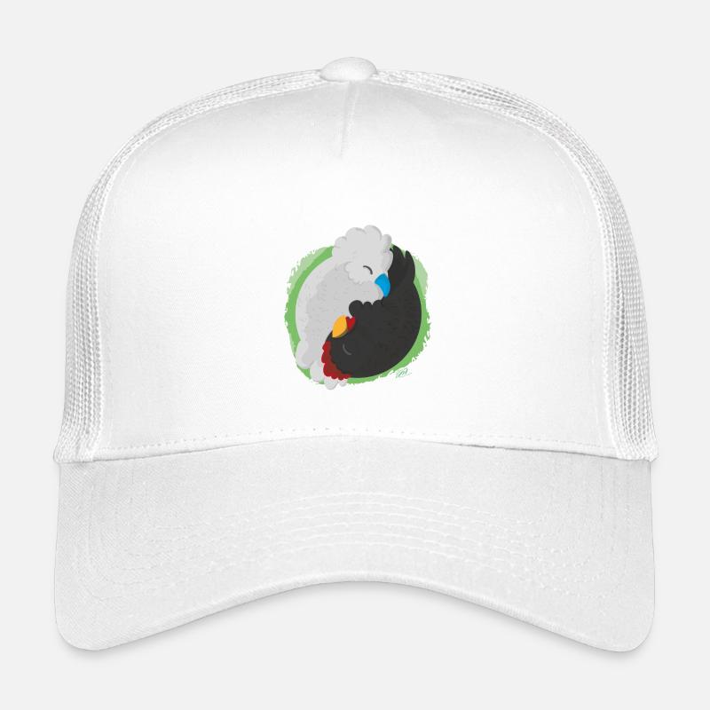 Jing Jang Hühner - Kinder Trucker-Cap - Weiß