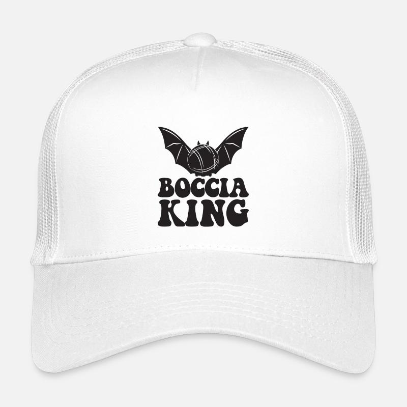 Boccia King Boulekugel Halloween Kostüm Boule Kinder Trucker-Cap