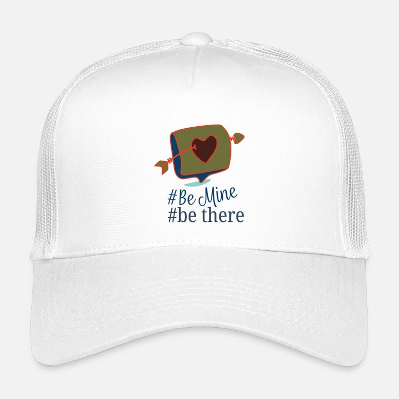 valentinstag - Kinder Trucker-Cap - Weiß
