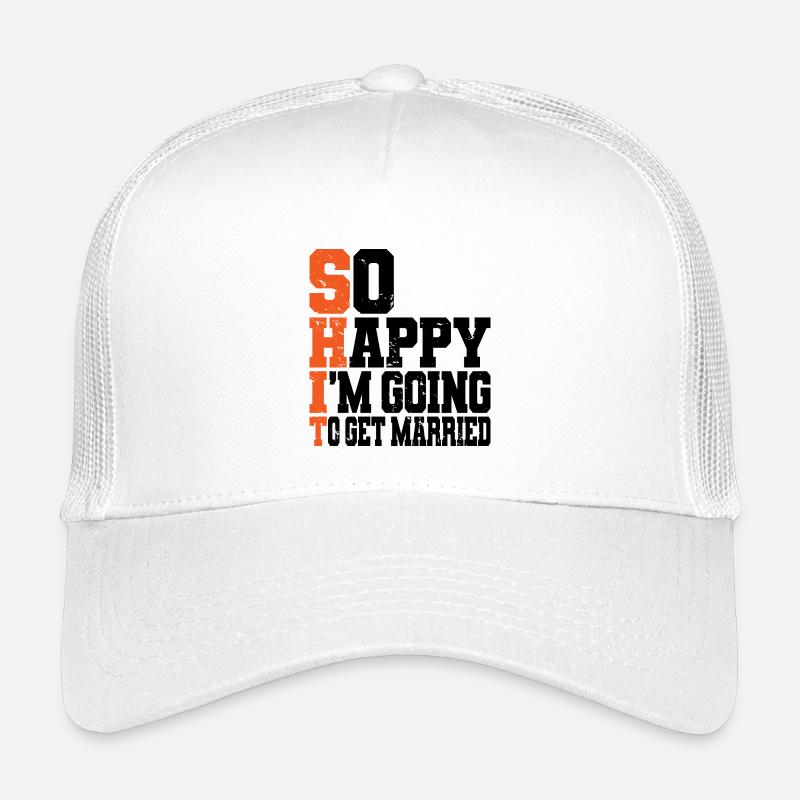Funny Bachelor Party Engagement Wedding Married Kids’ Trucker Cap