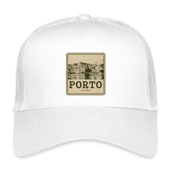 Porto Sepia Ville portuaire - Casquette trucker enfant - blanc - Devant