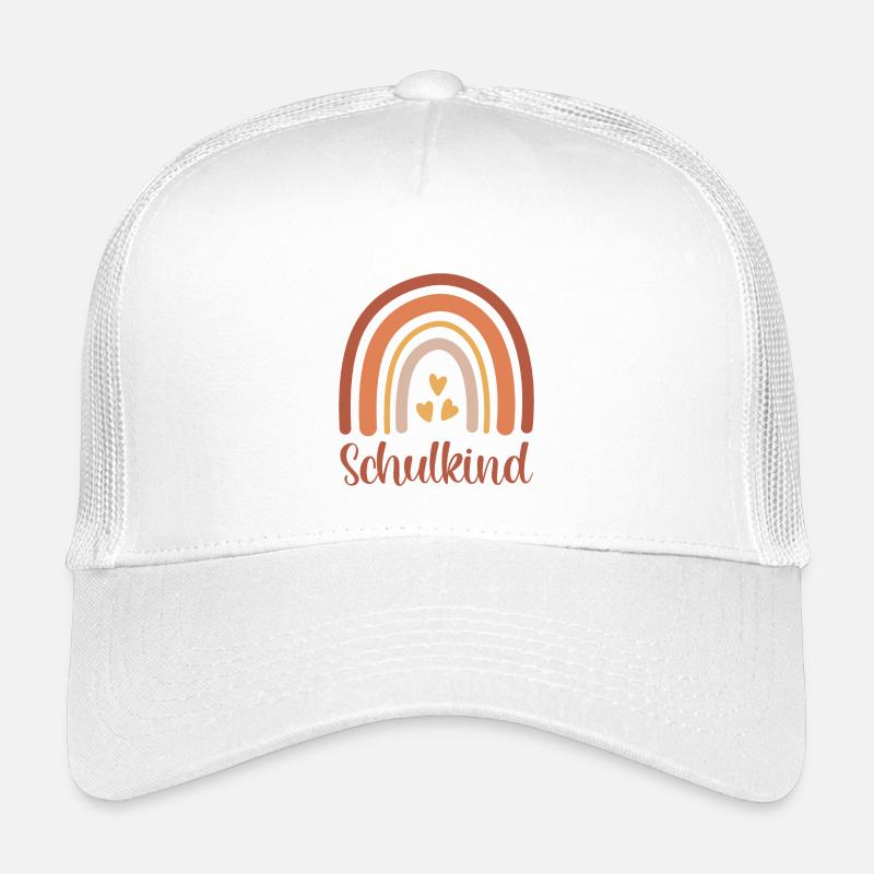Schulkind Regenbogen Schulanfang Einschulung 2026 Kinder Trucker-Cap