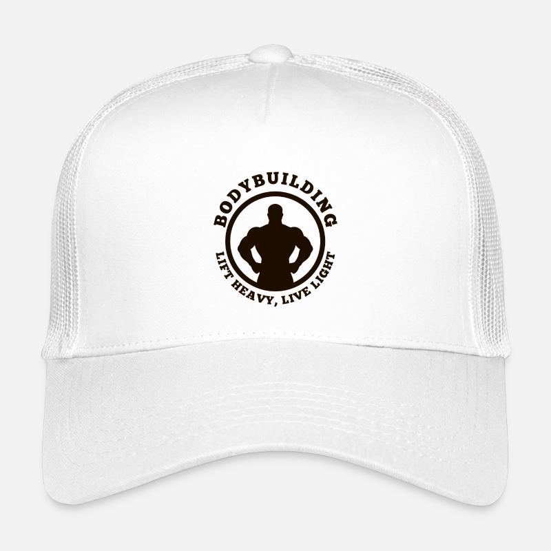 Emblème de culturisme Power Silhouette Casquette trucker enfant