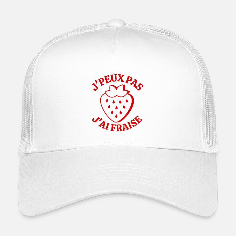 Erdbeere, ich mag Erdbeeren, rote Früchte Kinder Trucker-Cap