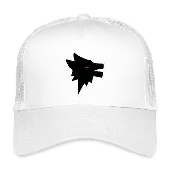 Wolf - Kinder Trucker-Cap - Weiß - Vorne