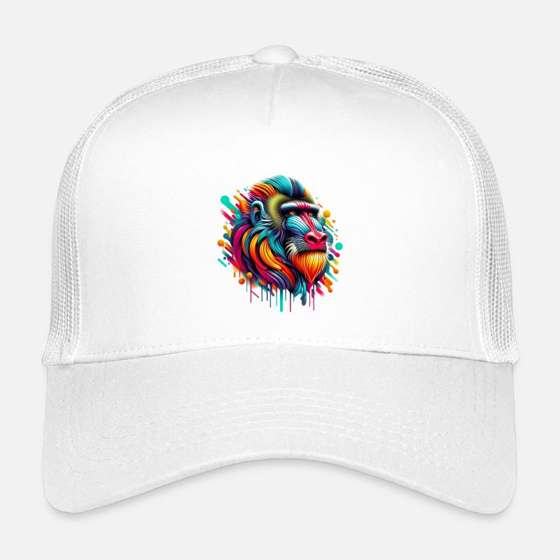 Singe Mandrill Casquette trucker enfant