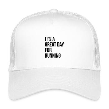 Running - Kids’ Trucker Cap - white - Front