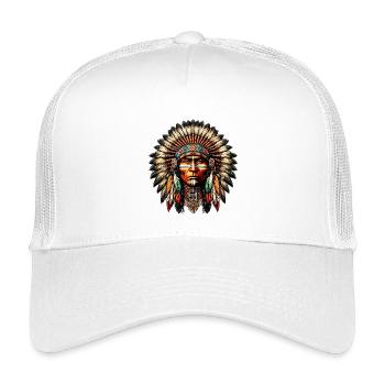American Indian American - Kids’ Trucker Cap - white - Front
