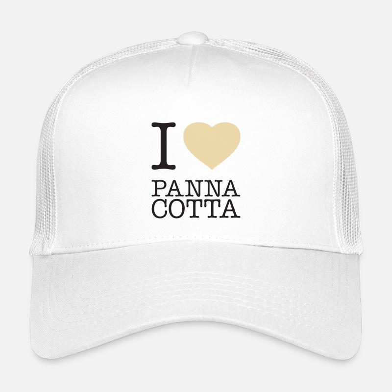 I LOVE PANNA COTTA Kinder Trucker-Cap
