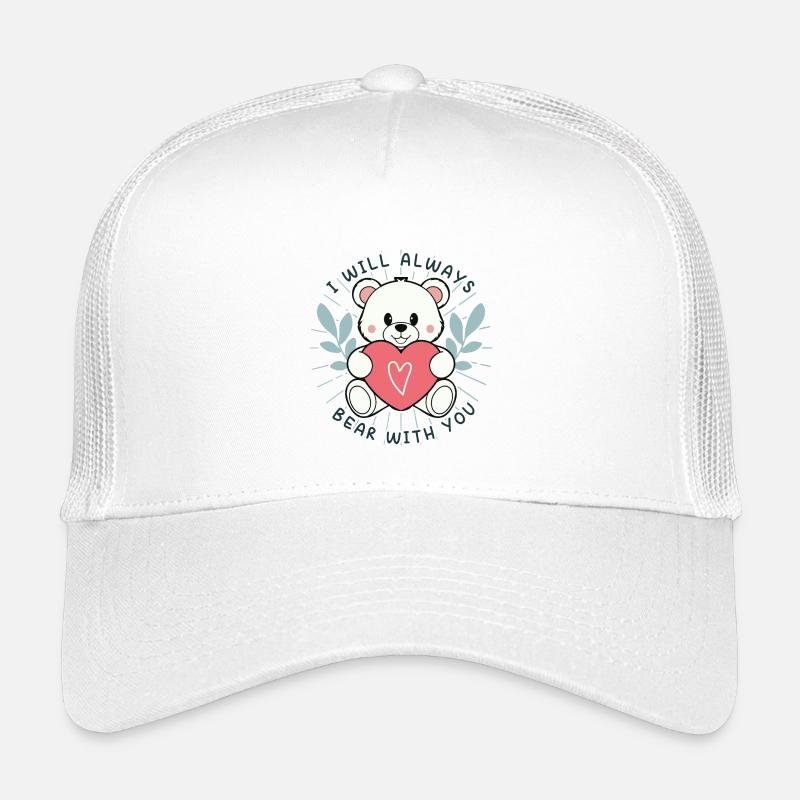 Süße Bär mit Herz und Botschaft Kinder Trucker-Cap