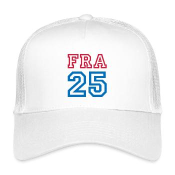 FRANCE - Kids’ Trucker Cap - white - Front