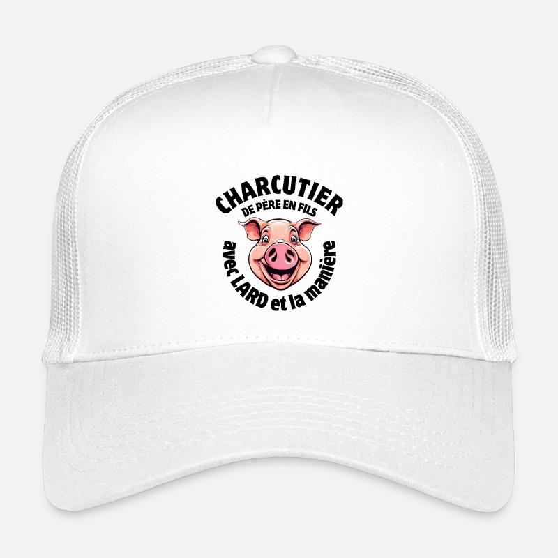 Metzger, Metzger, ich bin ein Sprachrohr - Kinder Trucker-Cap - Weiß