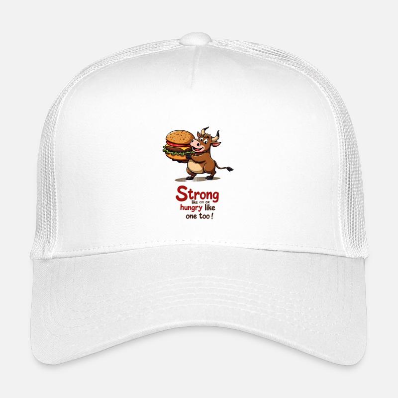 Fort comme un burger de bœuf Casquette trucker enfant