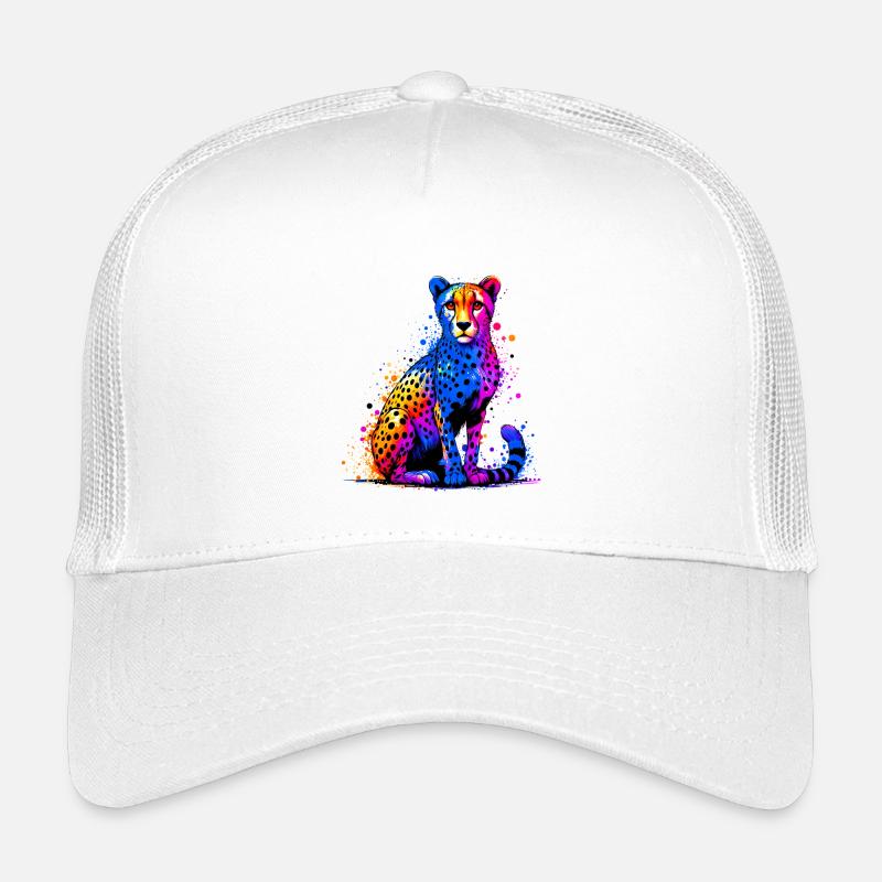 Gepard - Kinder Trucker-Cap - Weiß