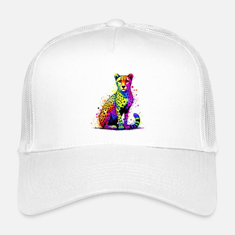 Gepard - Kinder Trucker-Cap - Weiß