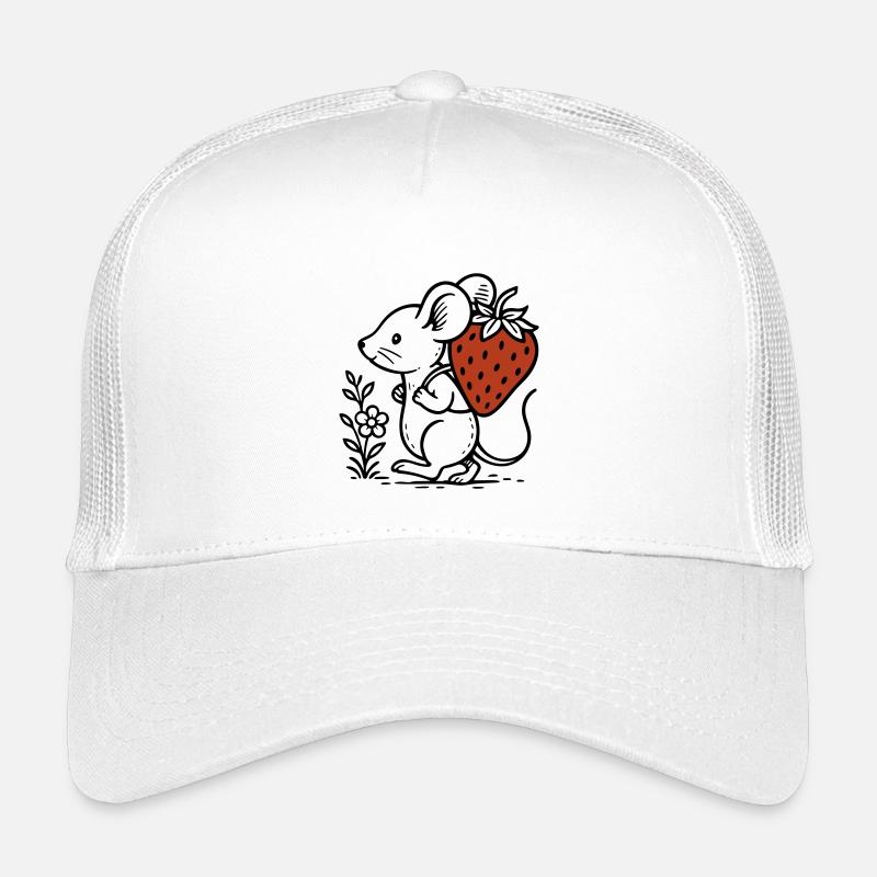 Souris avec fraise - conception de la nature mignonne Casquette trucker enfant