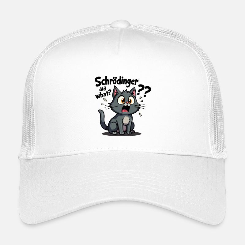 Le chat de Schrödinger - le cauchemar des chats mignons Casquette trucker enfant