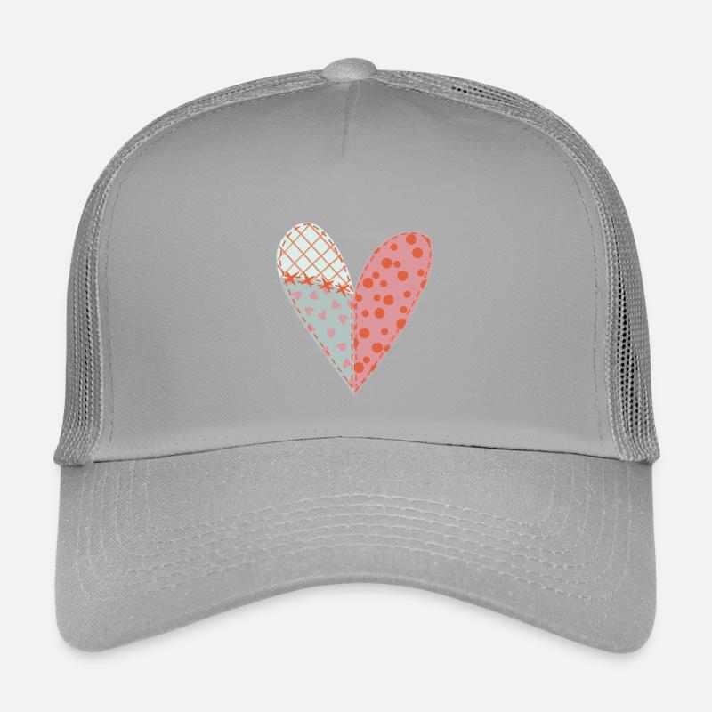 Patchwork Herz Nr. 11 Kinder Trucker-Cap