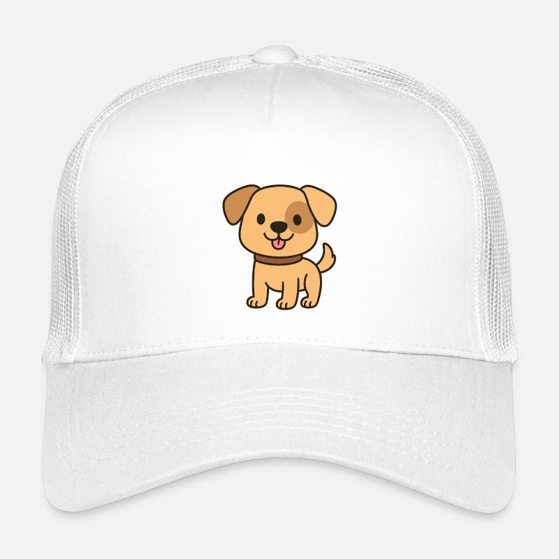 Niedlicher illustrierter Hund Kinder Trucker-Cap
