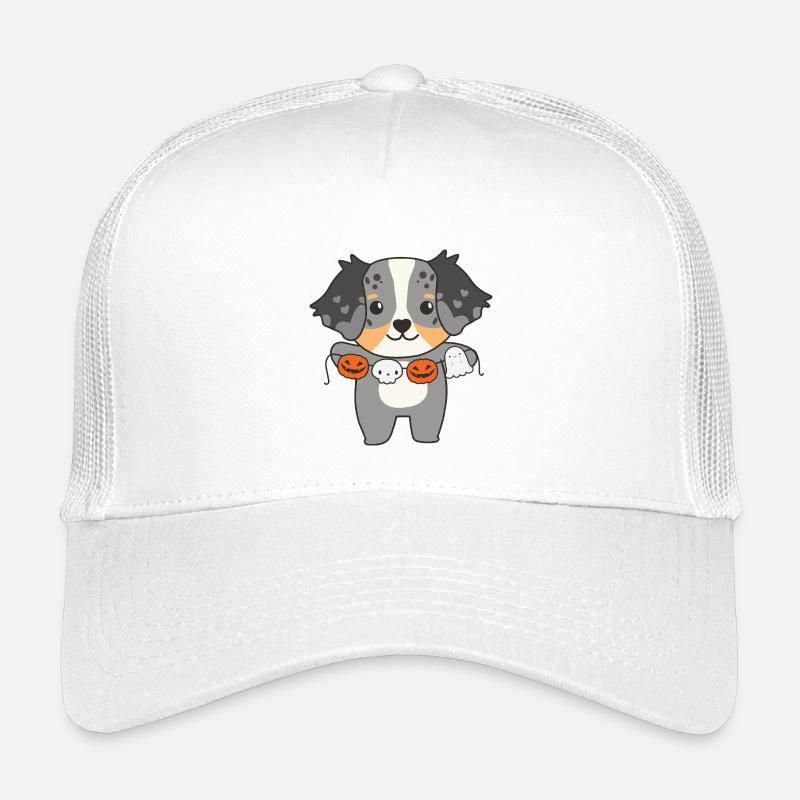 Rottweiler Happy Halloween Cute Vampire Costume Cappellino trucker bambino
