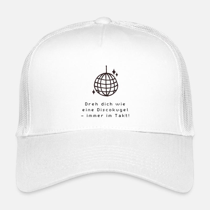 Disco_Kugel - Kinder Trucker-Cap - Weiß
